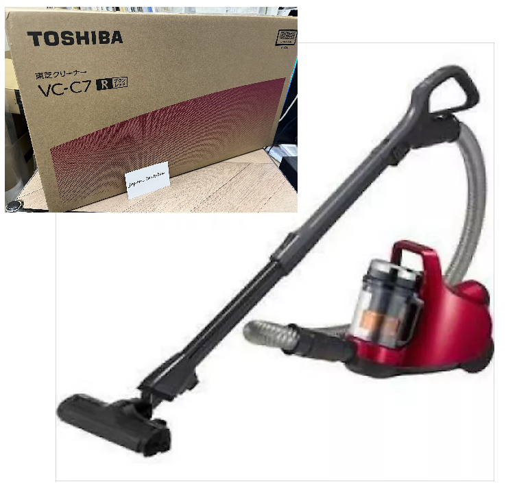 TOSHIBA Vacuum Cleaner Torneo Mini VC-C7-R 100V Japan TOSHIBA Vacuum Cleaner Torneo Mini VC-C7-R 100V Japan