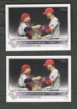 MOLINA / WAINWRIGHT 2022 TOPPS #473 (OVERARCHING BATTERY) NICE (2) CARD LOT