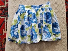 Abercrombie Girls Blue Floral Mini Skirt Size XS or 0