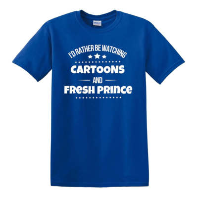90s - Fresh Prince Shirt - Cartoons and Fresh Prince TV Show Shirt - 90s T-Shirt