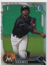 2016 BOWMAN CHROME REFRACTORS 1ST RC JOSE ADAMES MIAMI MARLINS FIRST S3278
