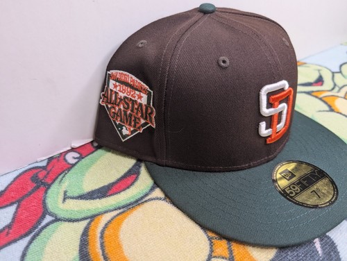 New Era MLB San Diego Padres All Star 59Fifty Fitted Hat 7 5/8 - Picture 2 of 3