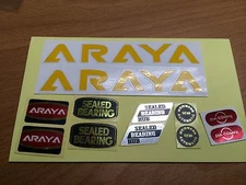 Araya Suzue Suntour Weinmann Diacomp rim hub brake adjuster mx1000 OS-BMX Decals