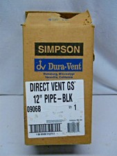 Simpson Dura Vent Direct Vent Gas Fireplace Pipe 903b For Sale