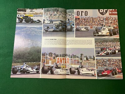 FRANZÖSISCHER GRAND PRIX JAMES HUNT RONNIE PETERSON JACKIE STEWART A4 X2 AKTE X