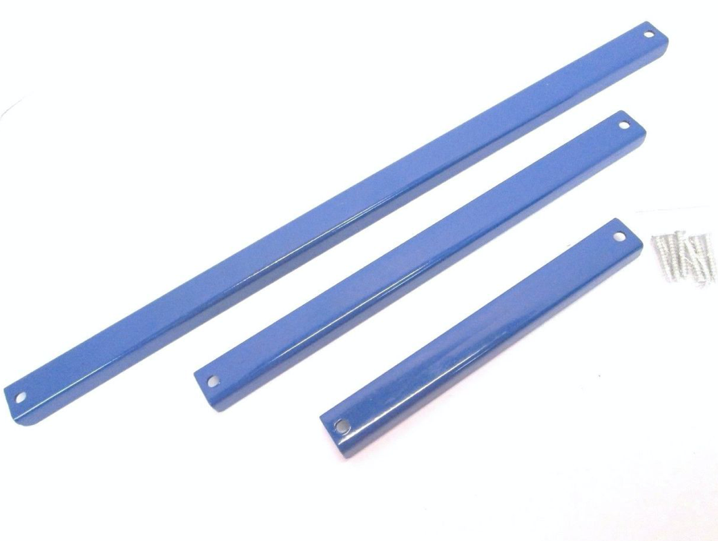 New 3pc Tool Holder Set Bar Socket Rack Rail 18" 12" 8" Inch