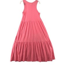 Nation LTD Tiered Maxi Dress Sleeveless Casual Comfy Pink XS