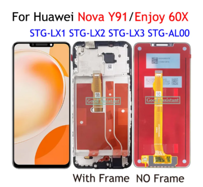 For Huawei Nova Y91 Enjoy 60X STG-LX1 LCD Screen Display Touch