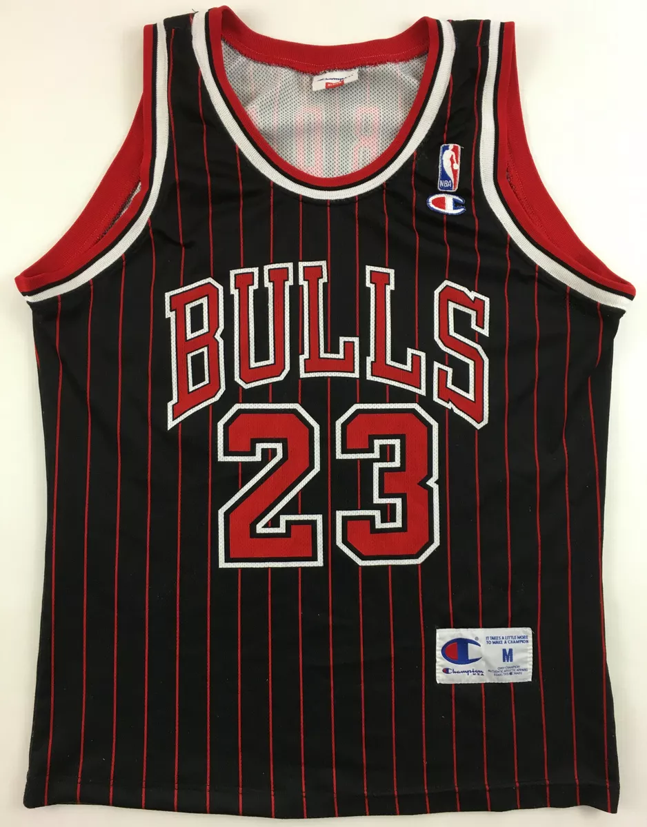 Authentic Nike Jordan Chicago Bulls Striped Black Jersey w/tags —