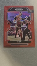 wwe BOA 2022 PANINI RED WAVE PRIZM /299 #126 wrestling CARD