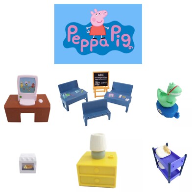 Peppa Pig Haus Möbel Tische und Stühle Herd Bett Ersatzteile Ersatzteile