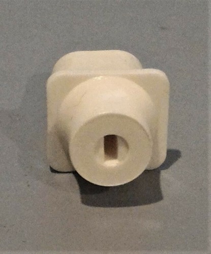"TELECASTER" PICK UP SELECTOR KNOB, "TOP HAT" STYLE, CREME, NEW - Picture 2 of 3