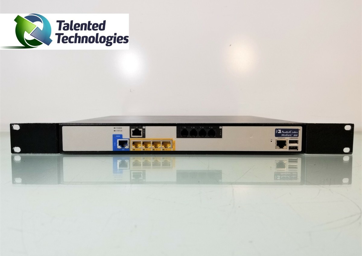 ルーター・ネットワーク機器 mediant800 audiocodes AudioCodes Mediant 800C - VoIP gateway - M800C-V-1ET4S - Phone
