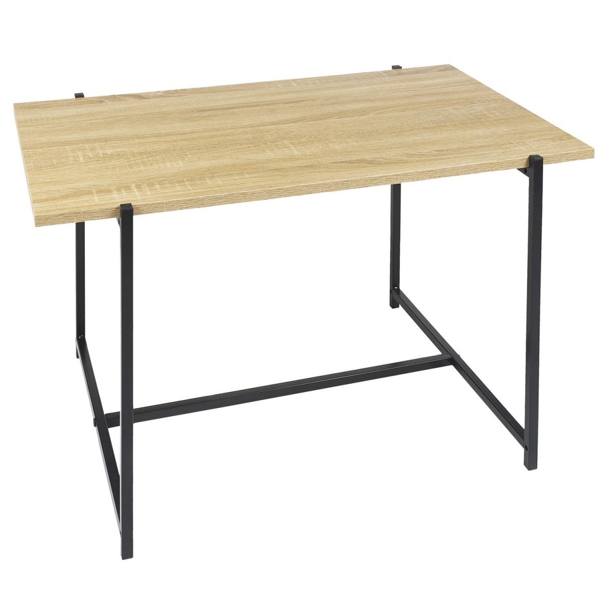 Table basse design Loka 80cm en bois naturel pour salon contemporain