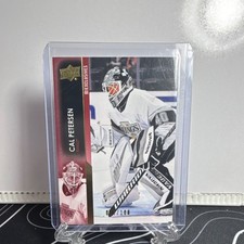 Upper Deck Series 1 Exclusives Cal Petersen #86 /100 Los Angeles Kings