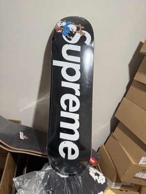 SUPREME X SMURFS SKATEBOARD Bkack FW20 | eBay
