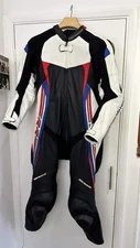 BMW Motorrad One Piece Leather Racing Motorbike Suit - Black Mens All Sizes