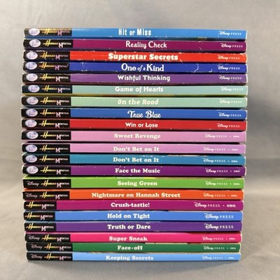 Complete Set #1-20 Hannah Montana PB Books Disney Press VG Condition Miley Cyrus