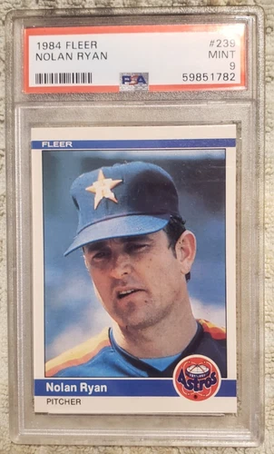 NOLAN RYAN PSA 9 1984 FLEER BASEBALL #239 ASTROS 59851782