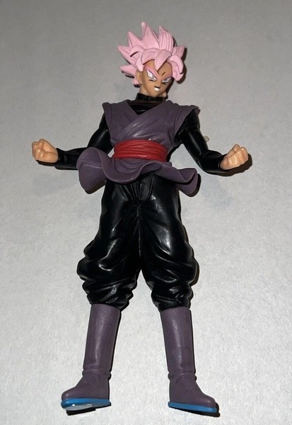 Dragon Ball Z Goku Negro Zamasu Super Saiyan Rosa Figura Modelo Estatua Sin Soporte