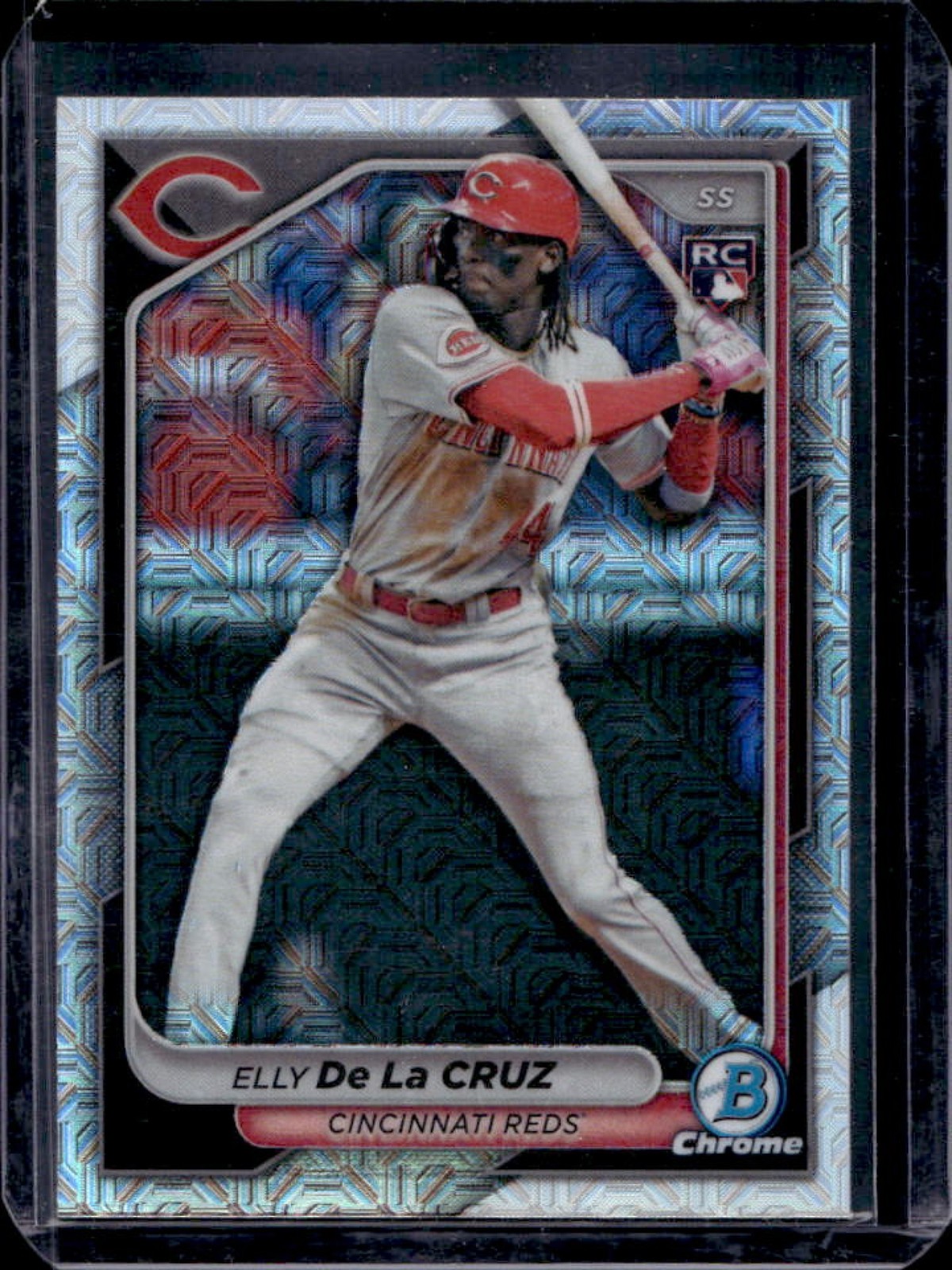 2024 Bowman Chrome Elly De La Cruz Mega Box RC Refractor Rookie #42 Reds