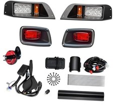 Golf Cart Deluxe Light Kit for EZGO TXT,12V Street Legal Golf Cart Upgrade