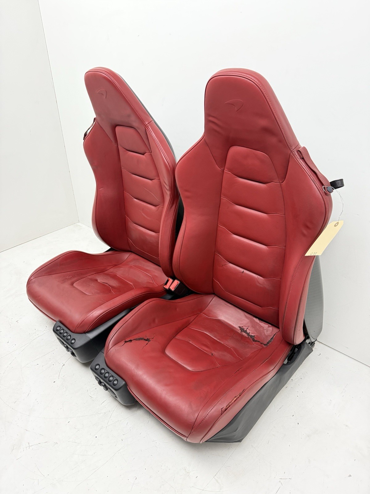 2012-2014 MCLAREN MP4-12C FRONT CARBON MEMORY, HEATED, POWER SEATS OEM