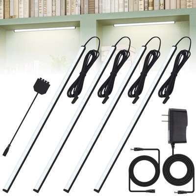 Black Shell Display Case Lights, LED Lights for Display Case with Memory Func...