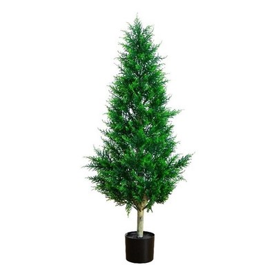 Nearly Natural 4ft UV Resistant Artificial Cypress Tower Tree (Indoor/Outdoor)