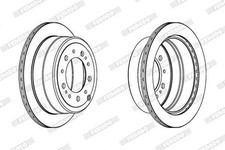 2x FERODO DDF1597C-1 PREMIER Disco freno Posteriore per LEXUS LX (UZJ100) 329mm