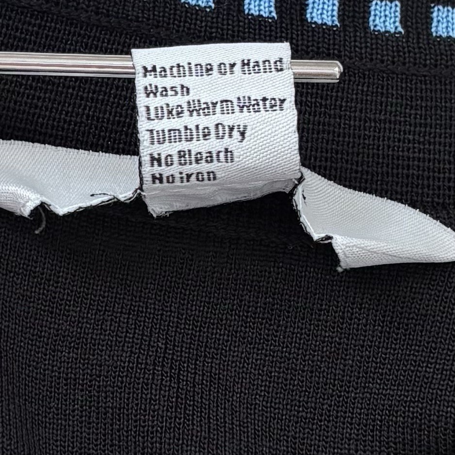 Ming Wang Womens Knit Open Front Cardigan Jacket Size L Embroidered Minimalist