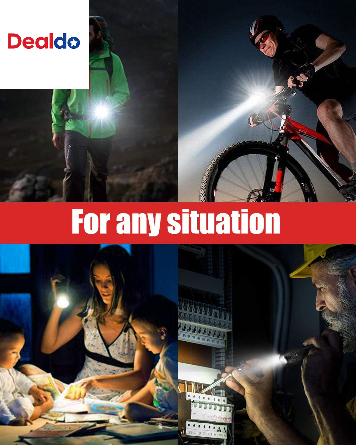 LED Flashlight 2 Pack, Bright Tactical Torch High Lumens with 5 Modes, Waterproo