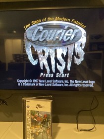 Courier Crisis Sega Saturn CIB Complete w/ Reg Card TESTED