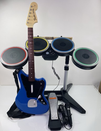 Banda Completa Rock Band 4 Ps4 Bateria Guitarra Kit E-sedex | Mercado Livre - Foto 9