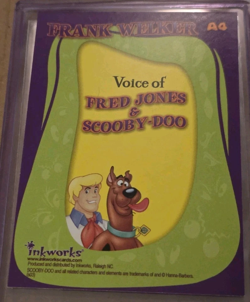2003 Inkworks Scooby Doo Mysteries & Monsters Frank Welker A4 Autograph card Fre - Image 3 of 4