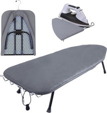 Foldable Table Top Ironing Board, 80 x 31 x 16cm Compact Folding Steam Iron... 