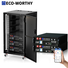 ECO-WORTHY 2Pack 48V 100AH Lithium Battery UL...