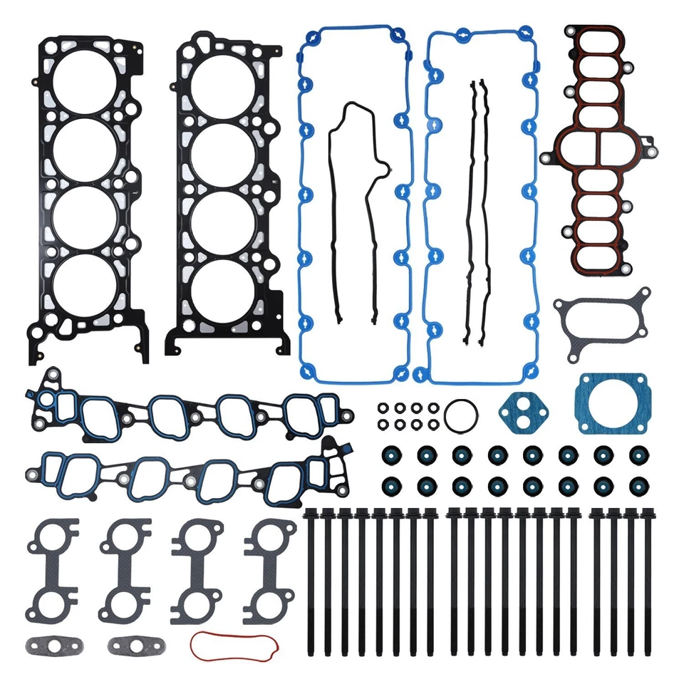 Juego de pernos de junta de cabeza de 5,4 L para Ford F150 F350 Expedition Excursion E150 2000-04 Foto 4 de 4