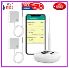 WiFi Thermometer Freezer Alarm, Email Alert, App Notification, Data Record Ex...
