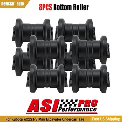8 PCs Bottom Roller For Kubota KX121-3 Mini Excavator Undercarriage RD118- 21700