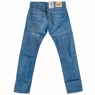 Levi's Jeans Hose Blau Straight Tapere 504 Herren Men W28 L32 Levis Jeanshose