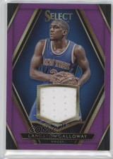 2015-16 Panini Select Swatches Purple Prizm 41/99 Langston Galloway #33 0c2