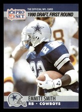1990 PRO SET #685 EMMITT SMITH RC NM