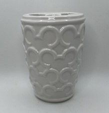 Disney Parks white icon Mickey Mouse white toothbrush holder VGUC