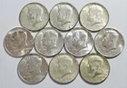Lot of 10 ~ Kennedy Half Dollars 1965-1969 40% Silver Coins ~ $5 Face (R100)