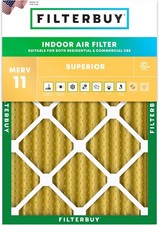 Filterbuy 18x20x2 Pleated Air Filters, Replacement for HVAC AC Furnace MERV 11