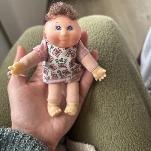 Cabbage Patch Kids Beanbag Vintage MATTEL Tiny Small Micro Doll - Coco Fawn