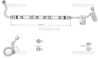 Hydraulikschlauch Lenkung Triscan 8516 29048 FüR Audi A6 C5 4B2 4B4 Avant 4B5