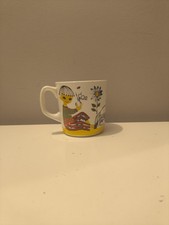 Vintage Norwegian Stavanger Flint Children Boy & Girl Ceramic Cup/Mug