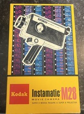 Kodak Super 8 Instamatic M28 Movie Camera UNTESTED